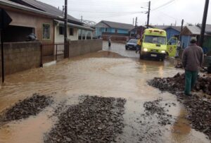 Leia mais sobre o artigo Chuva invadiu ruas e casas em Campo Belo do Sul