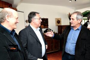 Leia mais sobre o artigo Prefeito Vilmar Neckel almoçou com o governador e empresários de Lages