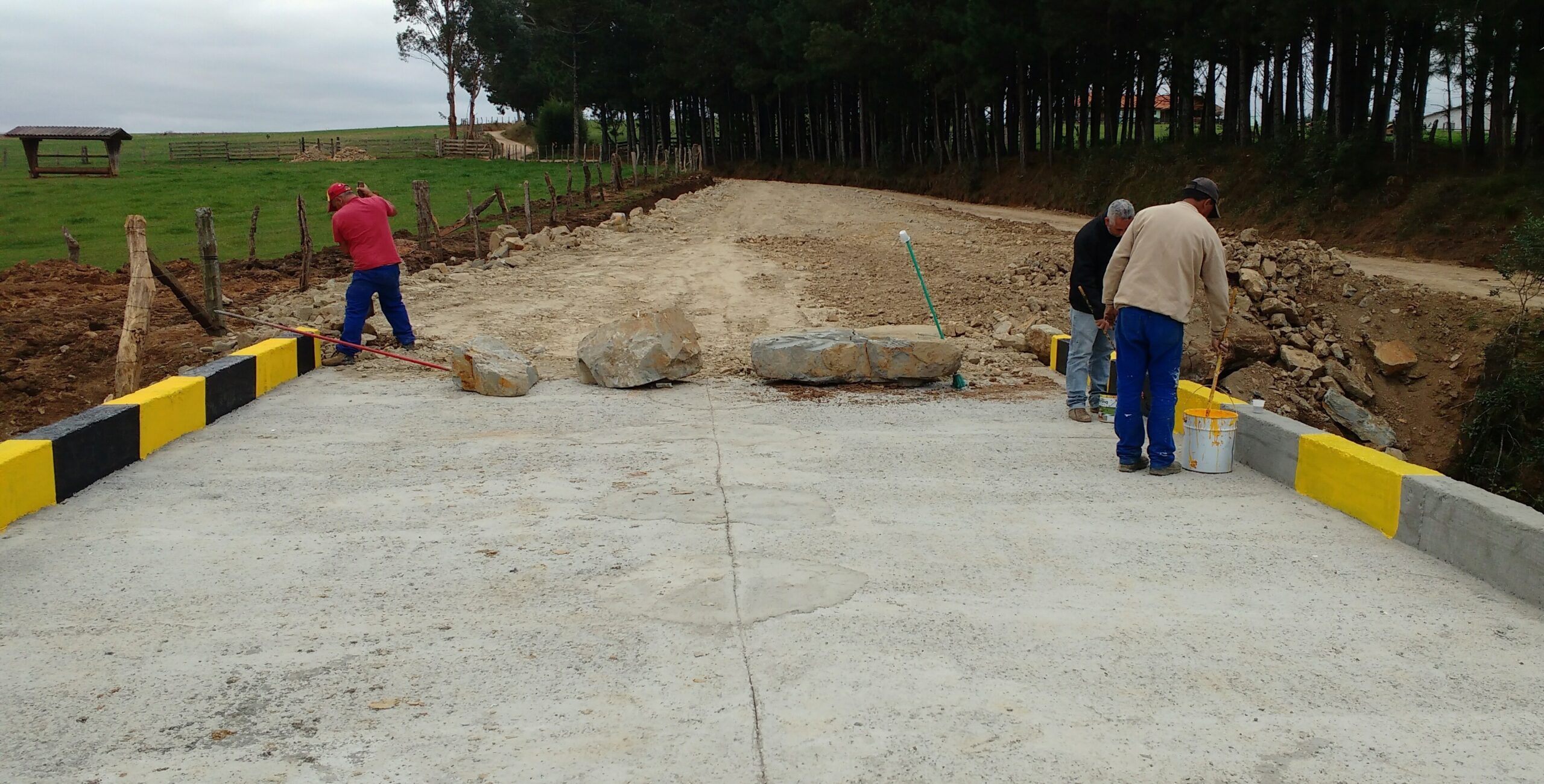 Você está visualizando atualmente Novas pontes de concreto permitirão o transporte de 200 mil sacos de grãos por ano