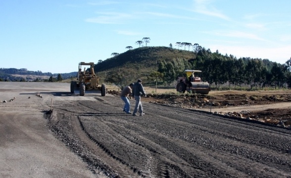 Você está visualizando atualmente Primeira etapa das obras do aeroporto de São Joaquim está em fase de conclusão