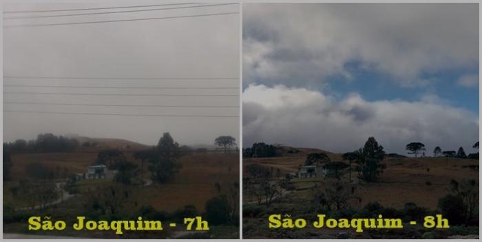 Você está visualizando atualmente Céu começa a abrir em São Joaquim