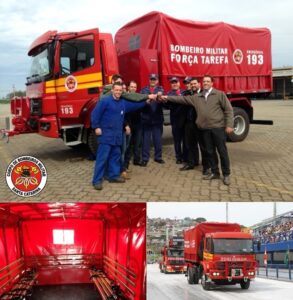 Leia mais sobre o artigo Corpo de Bombeiros de SC recebe caminhão para o transporte de tropa e ajuda humanitária