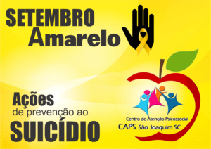 Leia mais sobre o artigo Setembro Amarelo – CAPS de São Joaquim vai abordar o tema