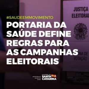 Leia mais sobre o artigo Portaria da Saúde define regras para as campanhas eleitorais