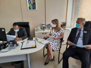 Leia mais sobre o artigo Prefeita Mariza visita o Ministério da Agricultura, Pecuária e Abastecimento