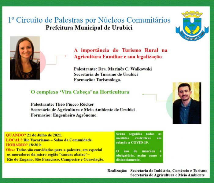 Você está visualizando atualmente 1º Circuito de Palestras por Núcleos Comunitários