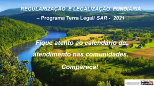 Leia mais sobre o artigo Calendário de Regularização e Legalização Fundiária no município de Palmeira