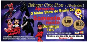 Leia mais sobre o artigo Circo Holinger estará em Bocaina do Sul neste domingo