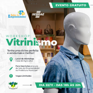 Leia mais sobre o artigo Prefeitura de Palmeira com apoio do Sebrae realiza Workshop de Vitrinismo