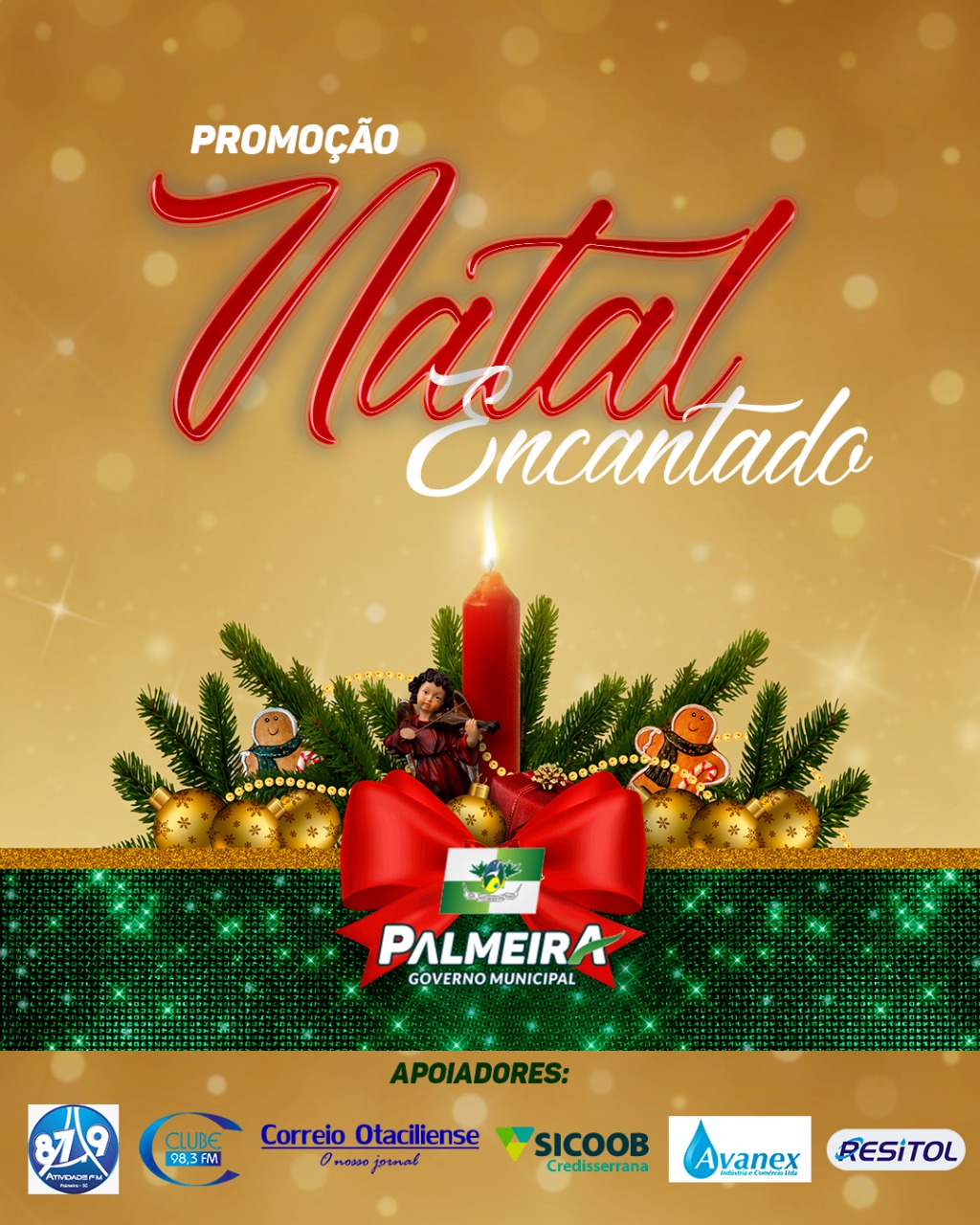 Você está visualizando atualmente Palmeira: Confira a programação do Natal Encantado