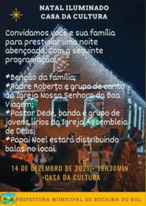 Leia mais sobre o artigo Terceira noite do Natal Iluminado acontecerá nesta noite