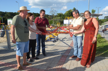 Você está visualizando atualmente Inaugurada a Praça Celeste Beltrame no Distrito da Lagoa da Estiva