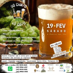 Leia mais sobre o artigo Evento em campo de lúpulo insere Palmeira na Rota Cervejeira da Serra