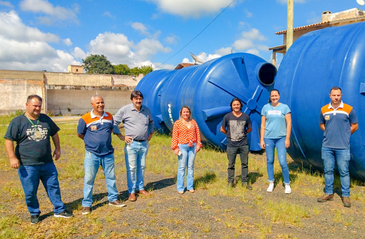 Leia mais sobre o artigo Município de Campo Belo do Sul recebe reservatórios novos através da Defesa Civil Estadual