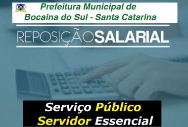 Leia mais sobre o artigo Prefeitura Municipal de Bocaina do Sul concede Reposição Salarial aos Servidores Públicos