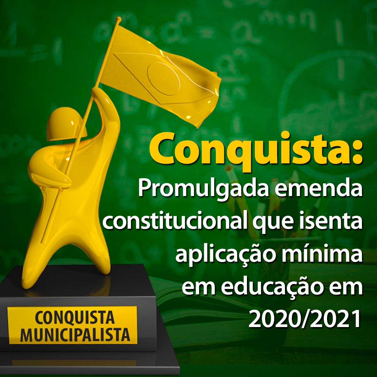 Você está visualizando atualmente Conquista: Emenda constitucional do mínimo da Educação é promulgada; parlamentares elogiam a articulação da CNM