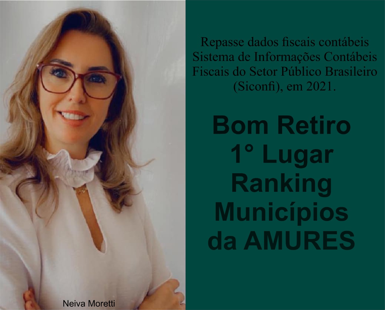 Leia mais sobre o artigo Bom Retiro reconhecida como melhor repasse de dados fiscais