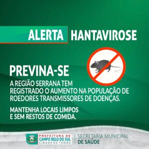 Leia mais sobre o artigo Secretaria de Saúde de Campo Belo do Sul alerta sobre aumento da população de roedores transmissores de Hantavirose e Leptospirose na região