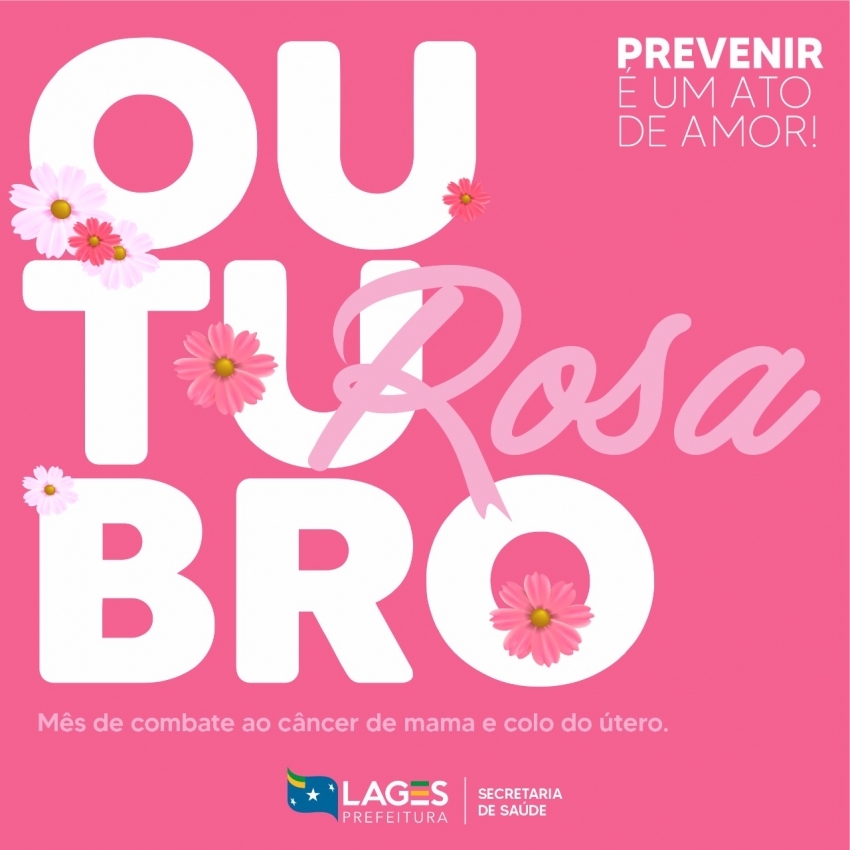 Você está visualizando atualmente Outubro Rosa: Saúde de Lages programa atividades alusivas de prevenção ao câncer de mama e colo do útero