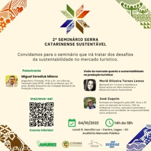 Leia mais sobre o artigo Seminário de Turismo vai relevar empresas com ações de Sustentabilidade