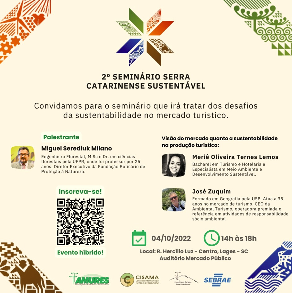 Você está visualizando atualmente Seminário de Turismo vai relevar empresas com ações de Sustentabilidade