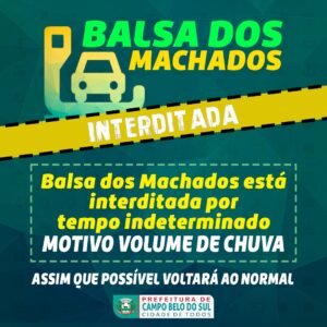 Leia mais sobre o artigo Balsa dos Machados está interditada por motivo das fortes chuvas