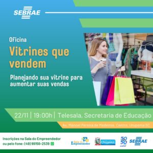 Leia mais sobre o artigo Sebrae SC promove oficina de vitrines a lojistas de Urupema