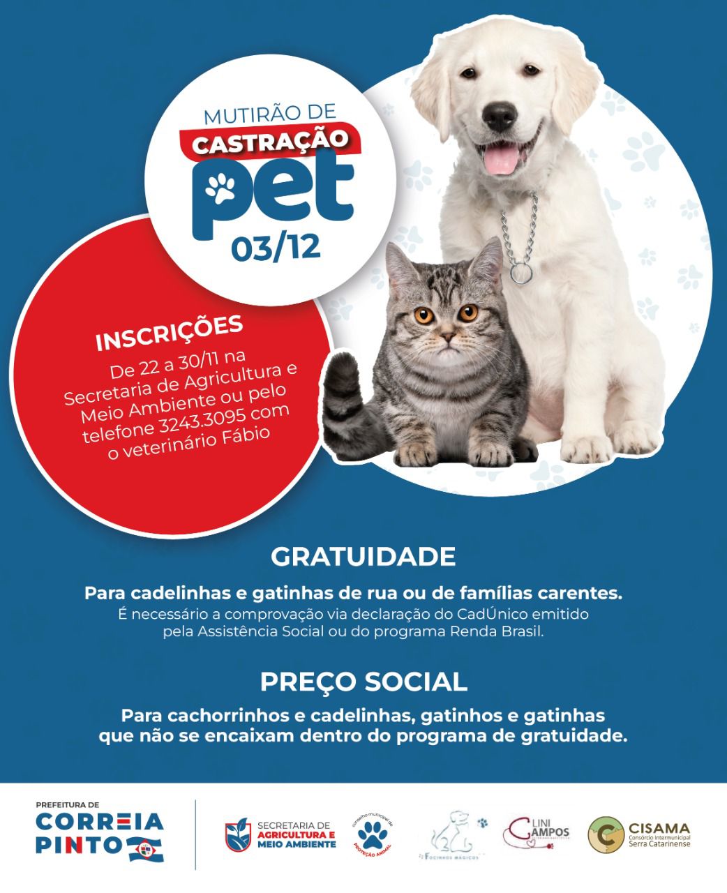 Leia mais sobre o artigo Multirão de castração Pets