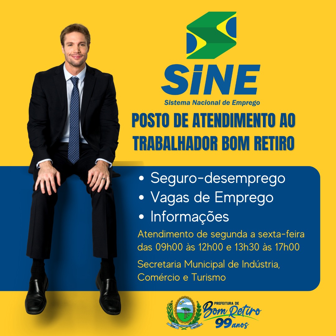 Você está visualizando atualmente Sine Municipal oferece atendimento para Trabalhadores e Empresas