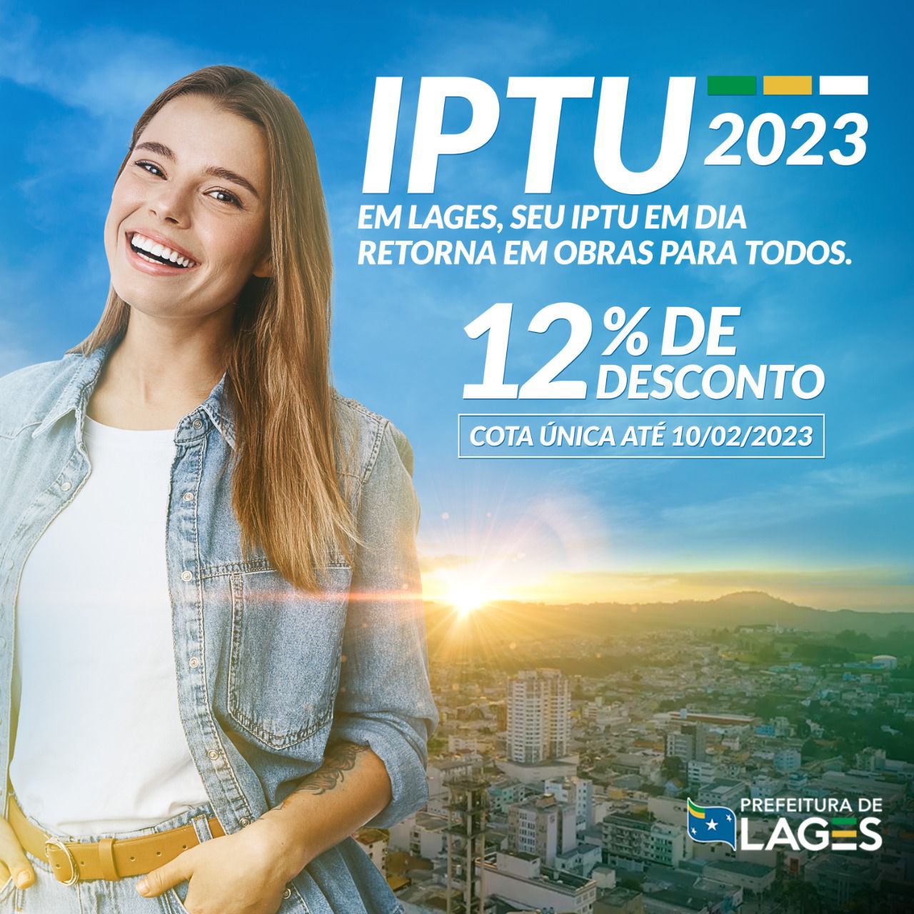 Você está visualizando atualmente IPTU 2023, em cota única, com 12% de desconto até sexta-feira (dia 10)