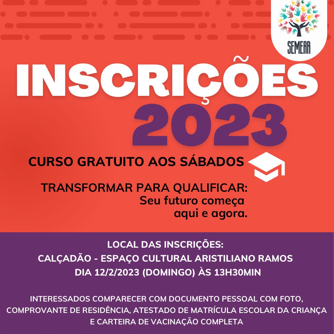 Você está visualizando atualmente Projeto Semear abre inscrições para 2023