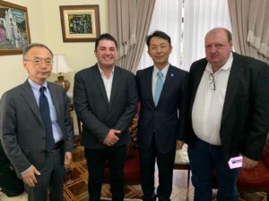 Leia mais sobre o artigo Giovani Nunes representou Amures em encontro com embaixador do Japão