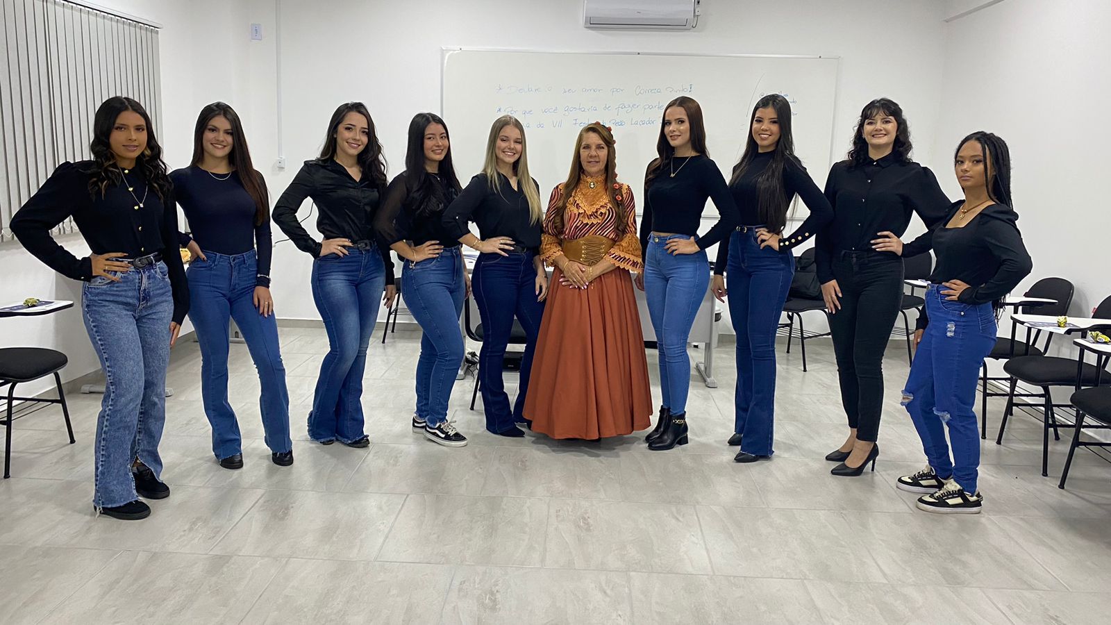 Leia mais sobre o artigo Prefeitura de Correia Pinto apresenta candidatas à realeza da VII Festa do Peão Laçador