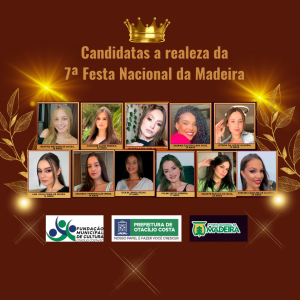 Leia mais sobre o artigo Onze candidatas buscam o título de Rainha e Princesas da 7ª Festa Nacional da Madeira